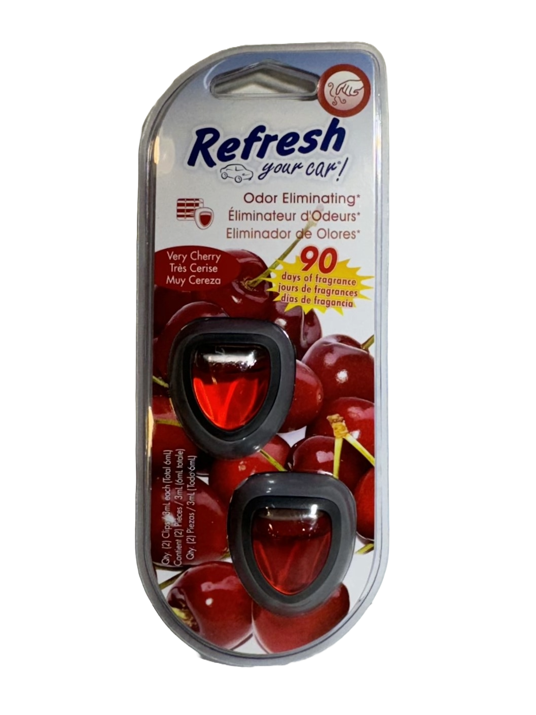 Refresh Your Car Odor Eliminator, 2 pack