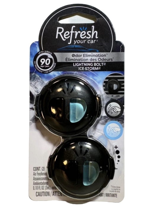 Refresh Your Car Odor Eliminator, 2 pack