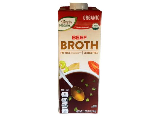 Simply Nature Organic Beef Broth, 32 oz