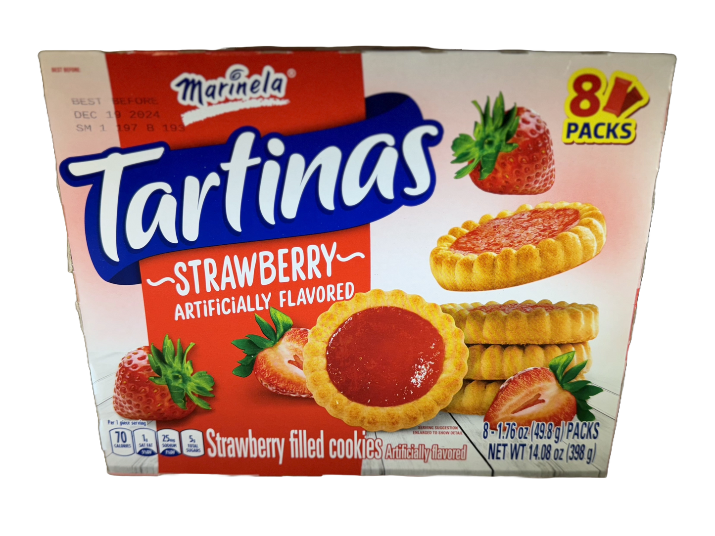 Marinela Tartinas Fresa Strawberry Filled Cookies, 14.08 oz