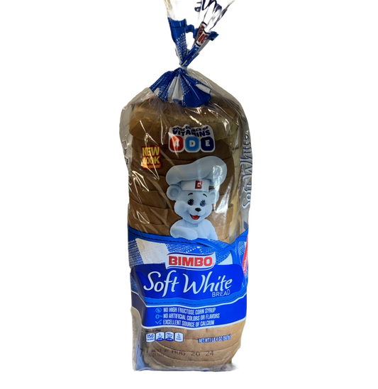 Bimbo Soft White Bread, 20 oz