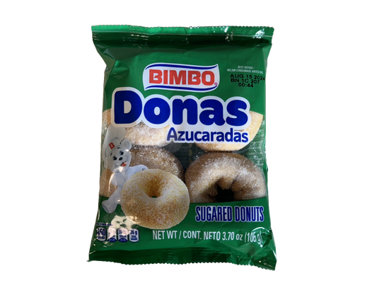 Bimbo Donas Azucaradas Sugared Donuts, 3.7 oz