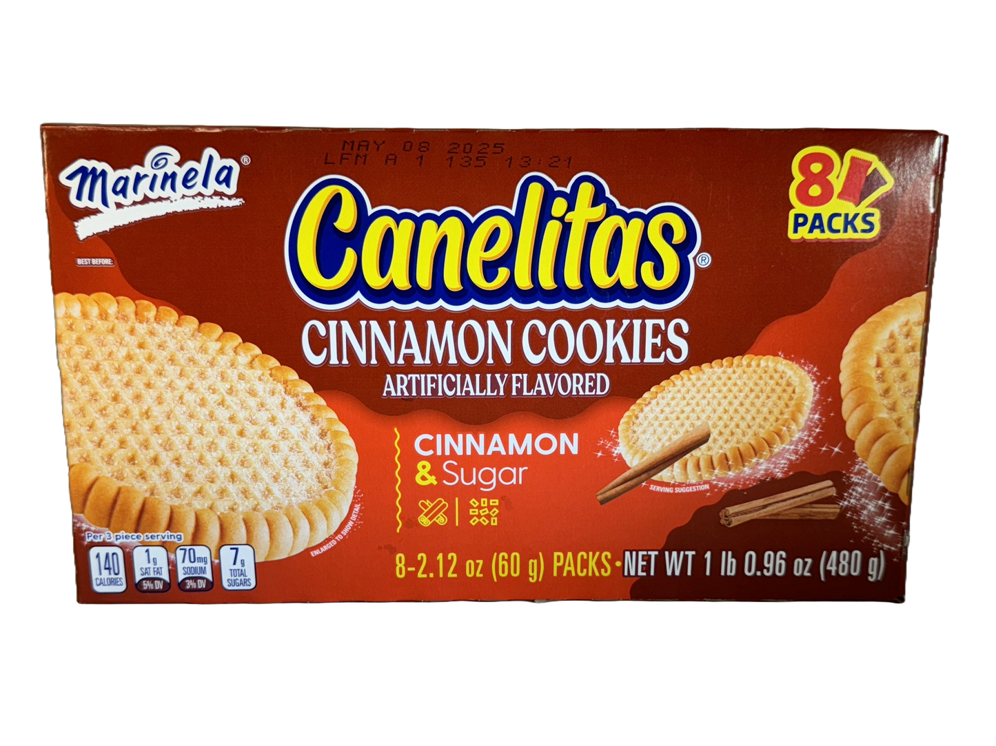 Marinela Canelitas Cinnamon Cookies, 1.06 lb