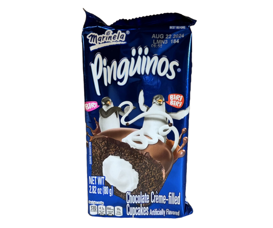 Marinela Pingüinos Chocolate Crème Filled Cupcakes, 2.82 oz