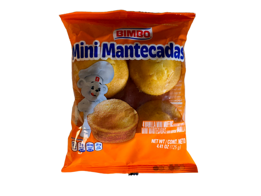 Bimbo Mantecadas Mini Vanilla Muffins, 4.41 oz