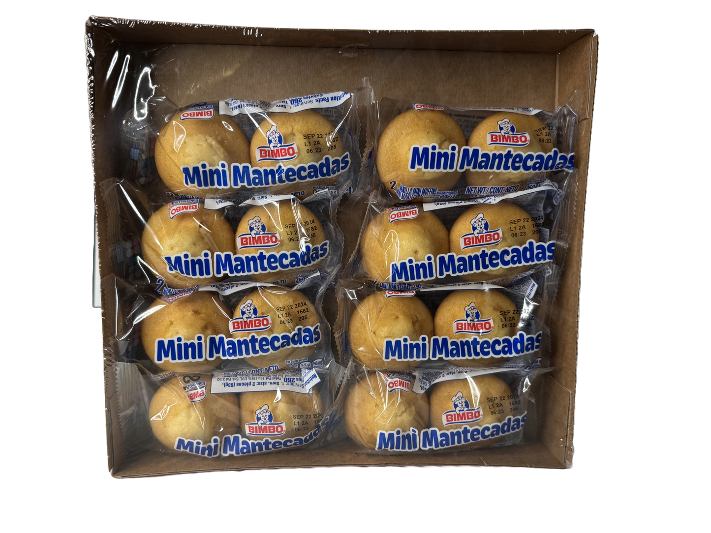 Bimbo Mini Mantecadas Vanilla Muffins, 8 packs/ 17.76 oz