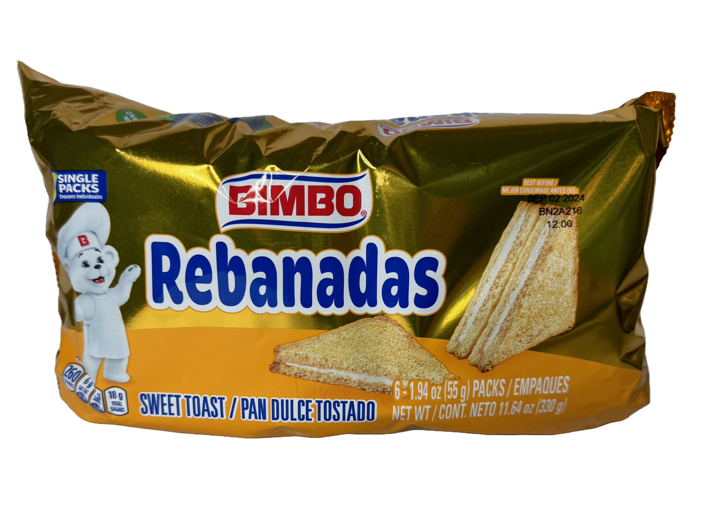 Bimbo Rebanadas Sweet Toast, 11.64 oz