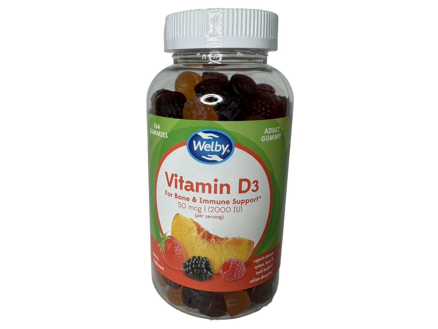 Welby Vitamin D Gummy, 165 count