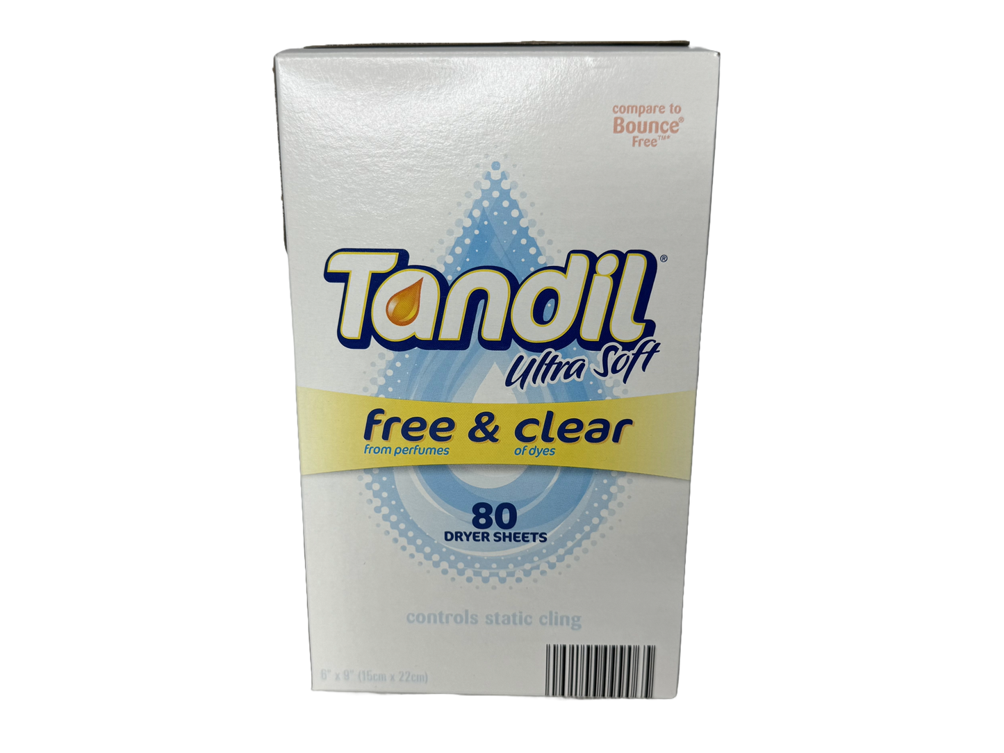 Tandlil Ultra Soft Fabric Softener Dryer Sheets, 80 count