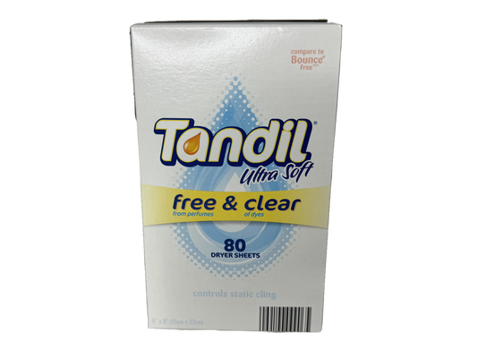 Tandlil Ultra Soft Fabric Softener Dryer Sheets, 80 count