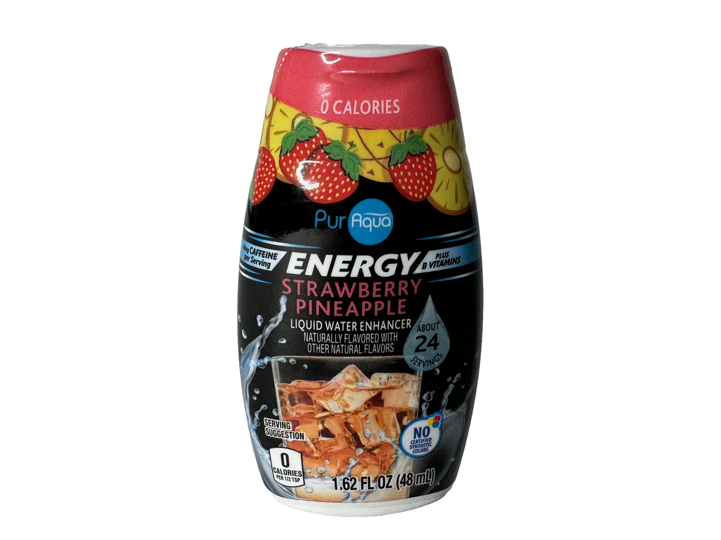 PurAqua Strawberry Pineapple Energy Liquid Water Enhancer, 1.62 fl oz