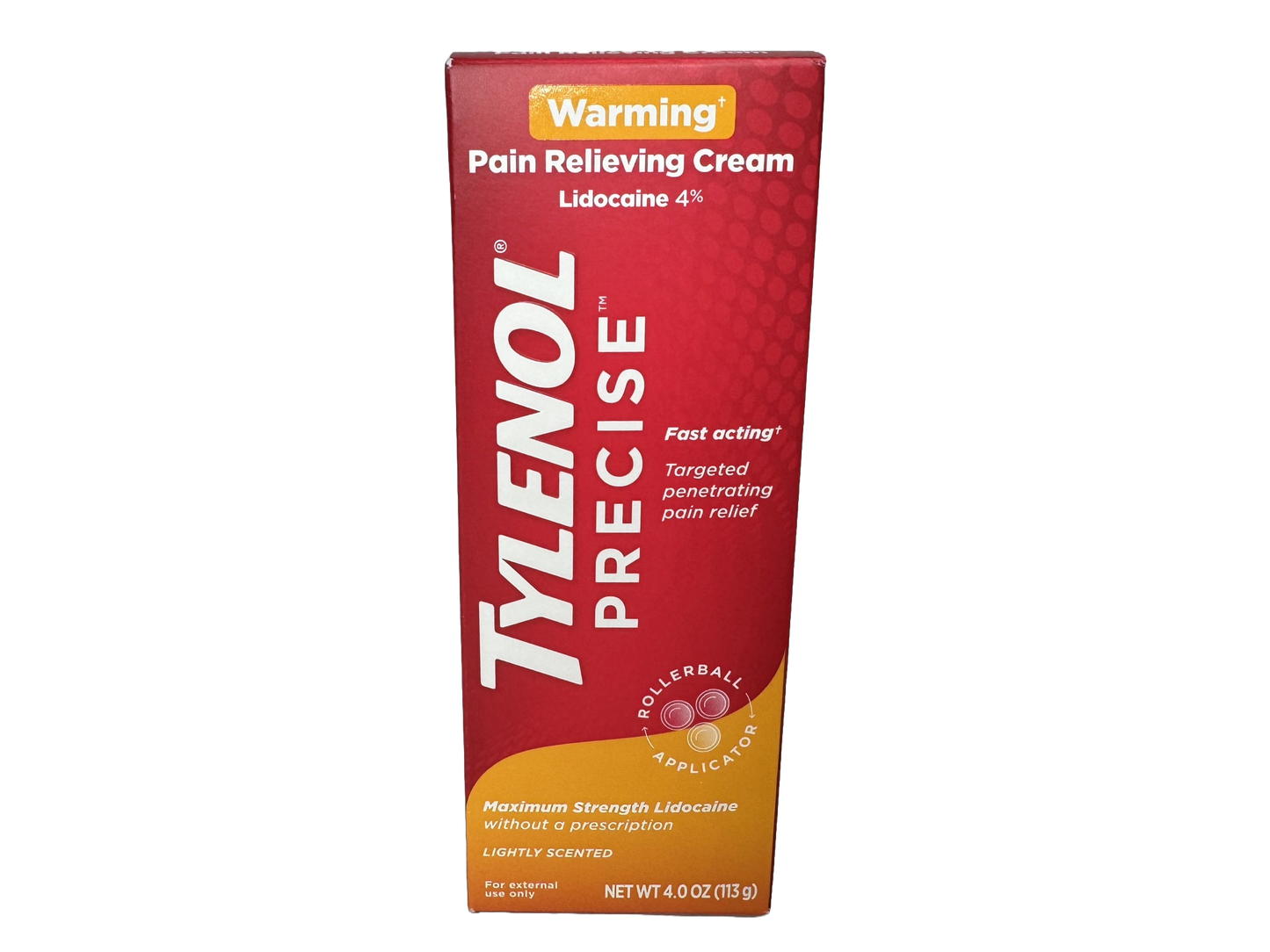 Tylenol Precise Warming Pain Relief Cream, 4 oz