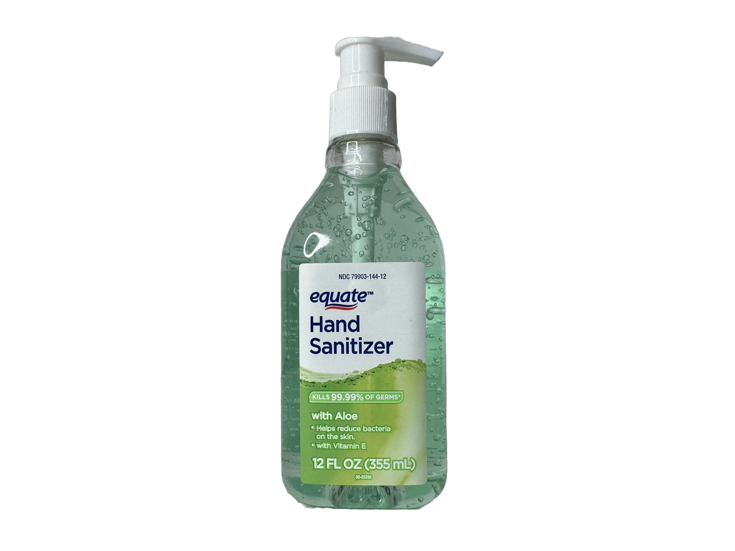 Equate Hand Sanitizer With Aloe, 12 fl oz