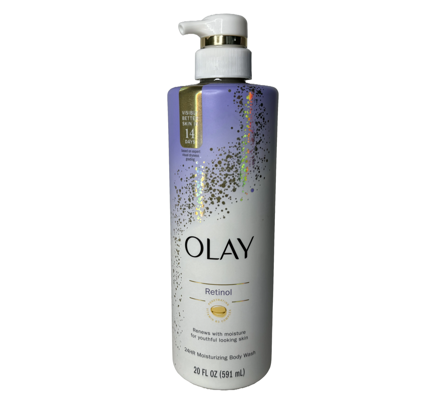 Olay 24HR Moisturizing Body Wash With Retinol, 20 fl oz