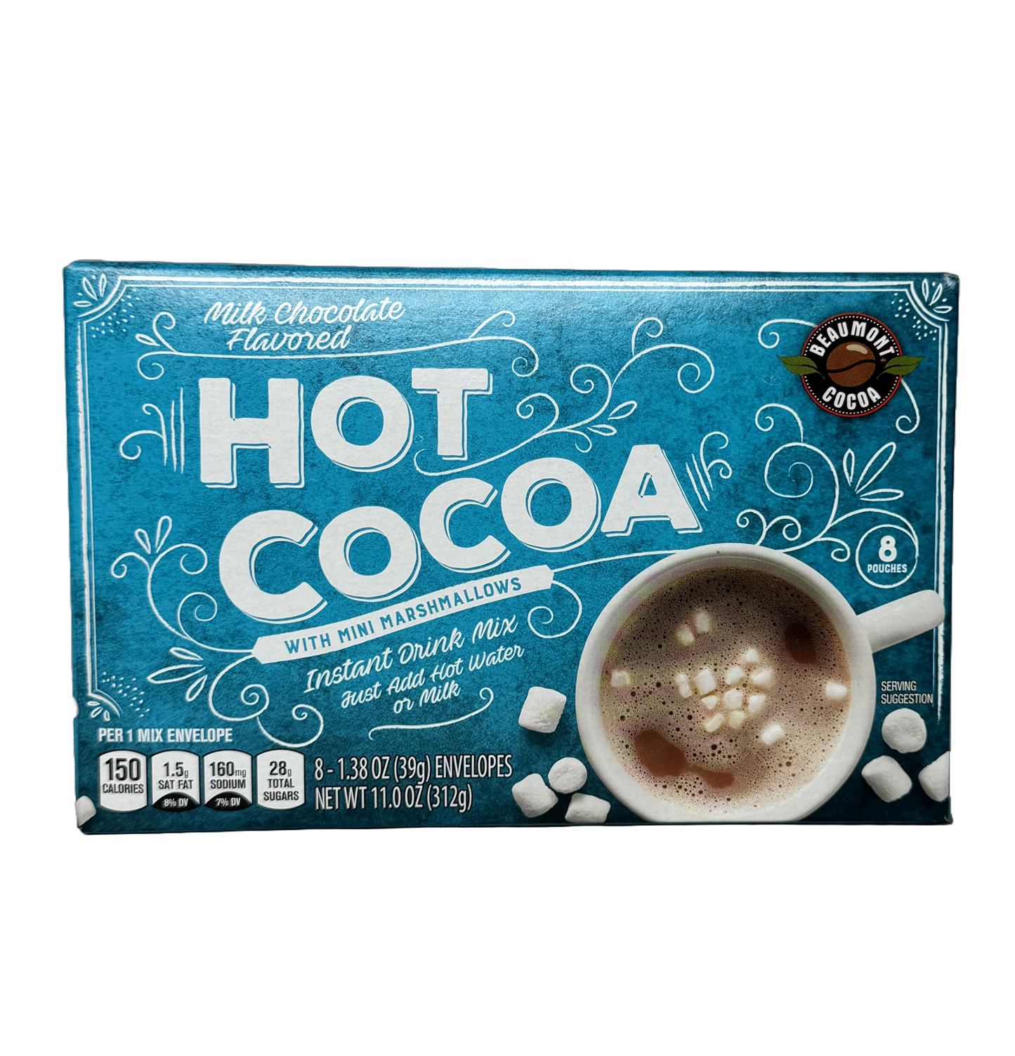 Beaumont Hot Cocoa Mix with Marshmallows, 10 count/ 11 oz