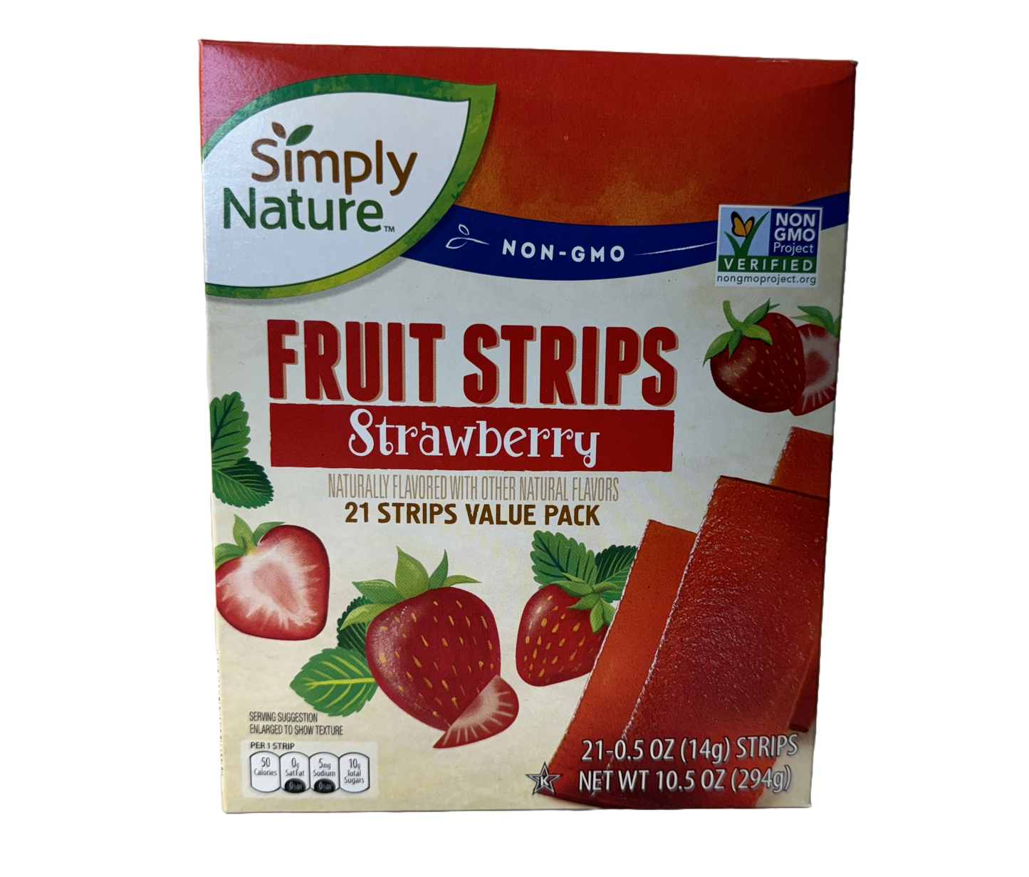 Simply Nature Strawberry Fruit Strips, 10.5 oz