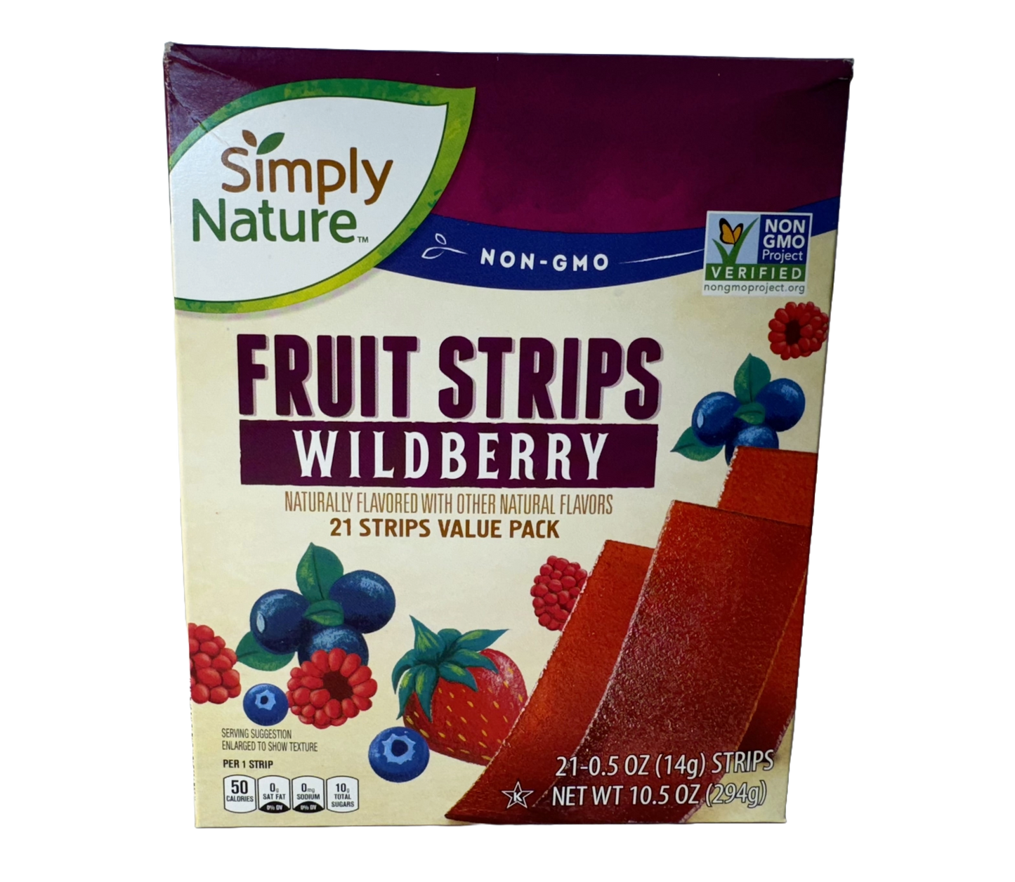 Simply Nature Wildberry Fruit Strips, 10.5 oz