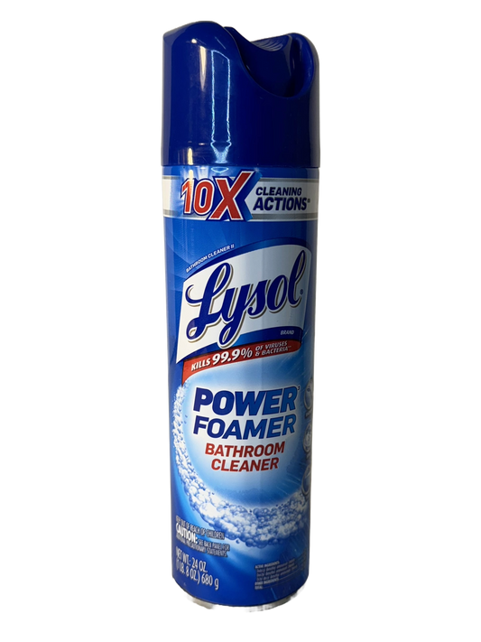 Lysol Powder Foam Bathroom Cleaner, 24 oz