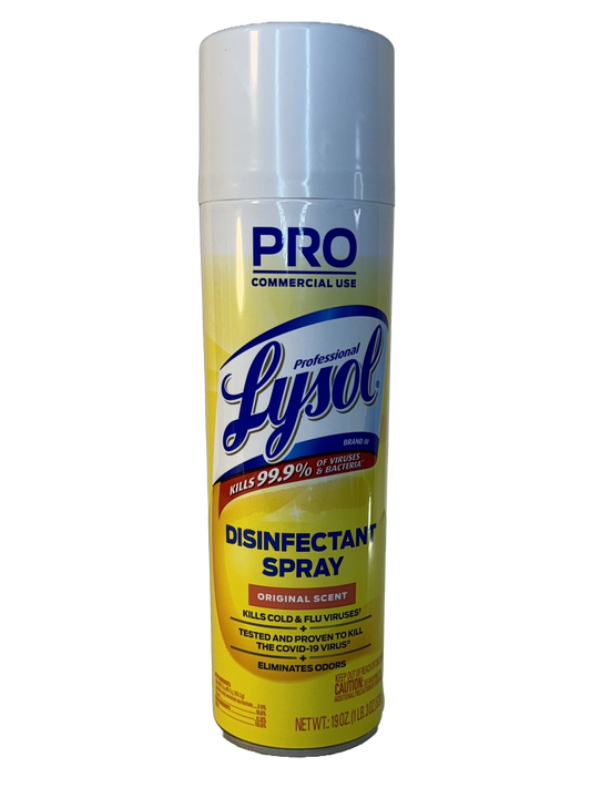 Professional Lysol Original Scent Disinfectant Spray, 19 oz