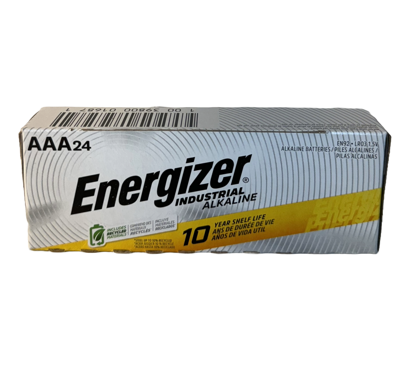 Energizer Industrial AAA Batteries, 24 count