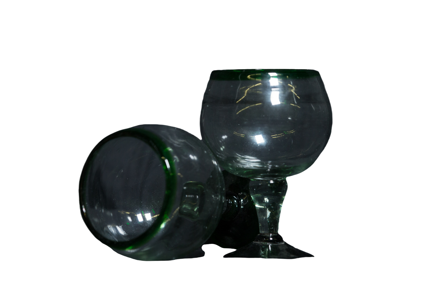 Margarita Glass Cup (Blown Glass) Made in Mexico