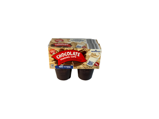 Lunch Buddies Chocolate Pudding Cups, 4 Pack