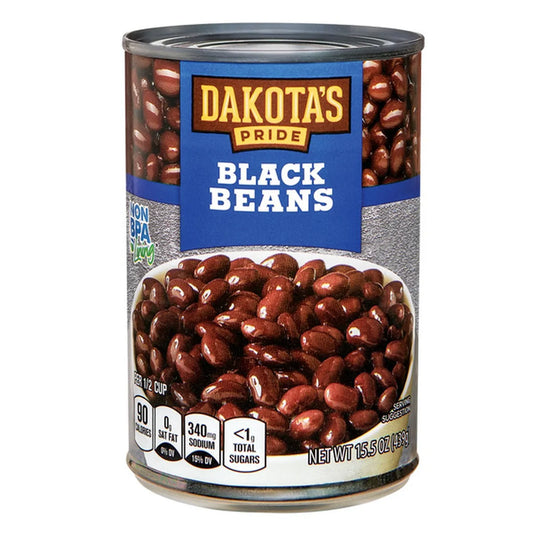 Dakota's Pride Black Beans, 15 oz